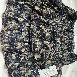 patrons of peace patterned skirt